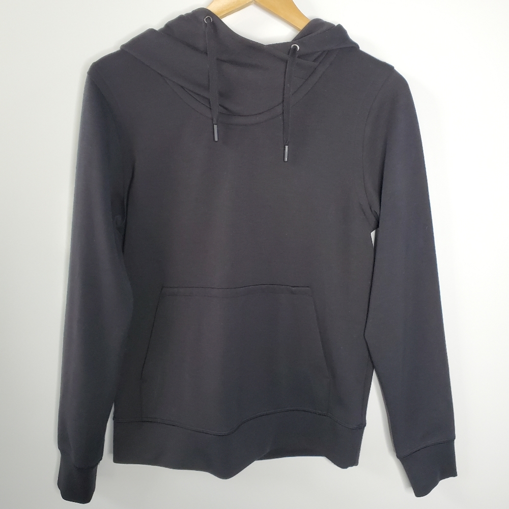 Lululemon  black City Sleek Hoodie Cowl neck size 4